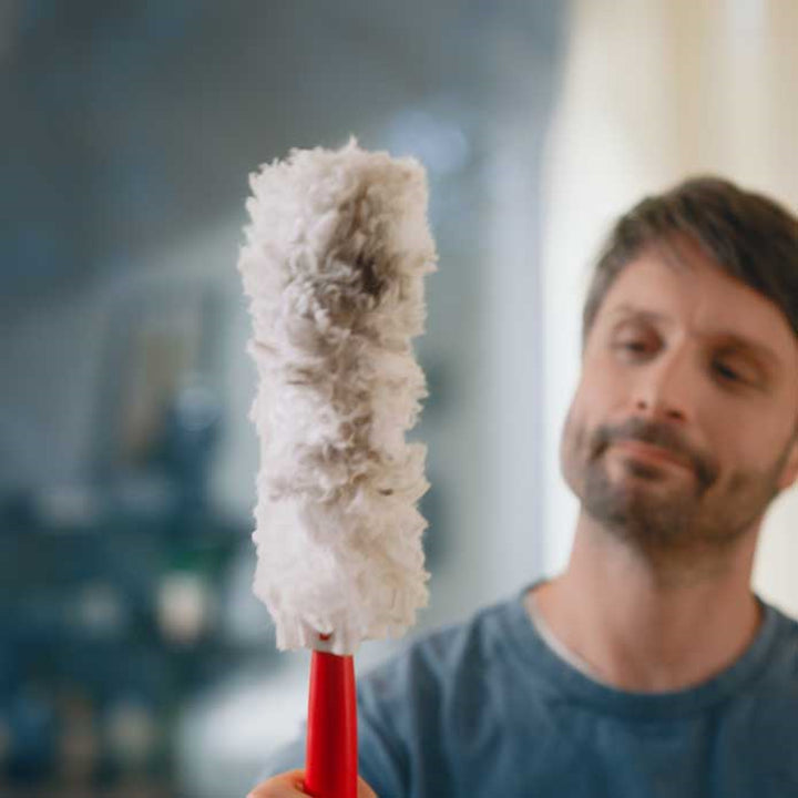 Ricarica per scopa Vileda Flex&Catch, 10 pezzi, 100% fibra riciclata, ricarica a 360°