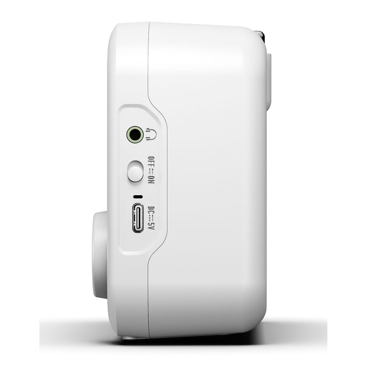 Radio portatile Blaupunkt, radio digitale DAB+ e sintonizzatore FM, Bluetooth, uscita cuffie, display a colori da 2,4 pollici, funzione orologio e sveglia, alimentata a batteria e ricaricabile tramite USB-C, DR8WH