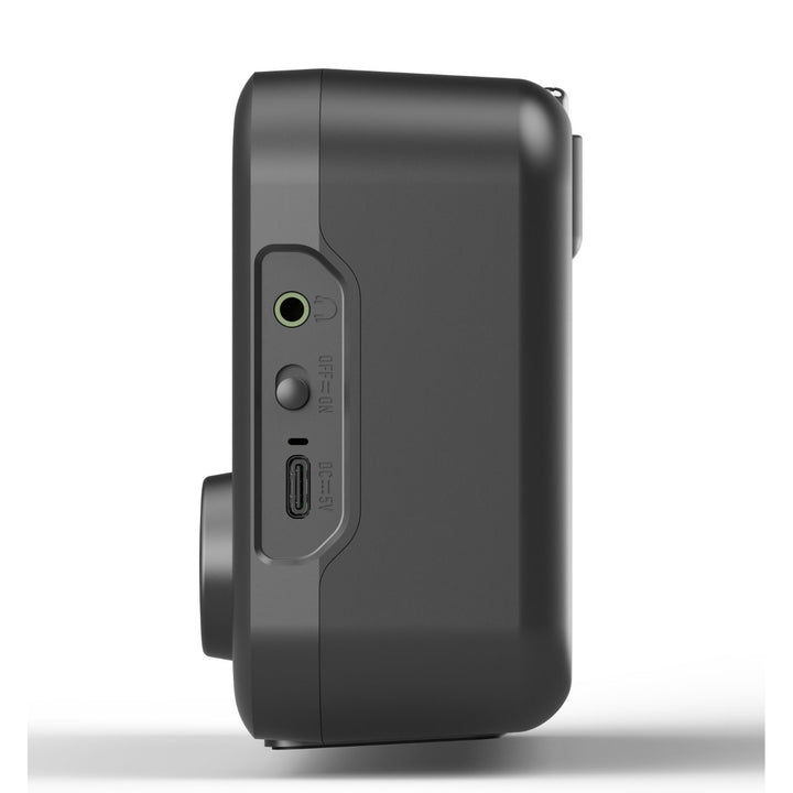 Radio portatile Blaupunkt, radio digitale DAB+ e sintonizzatore FM, Bluetooth, uscita cuffie, display a colori da 2,4 pollici, funzione orologio e sveglia, alimentata a batteria e ricaricabile tramite USB-C, DR8BK
