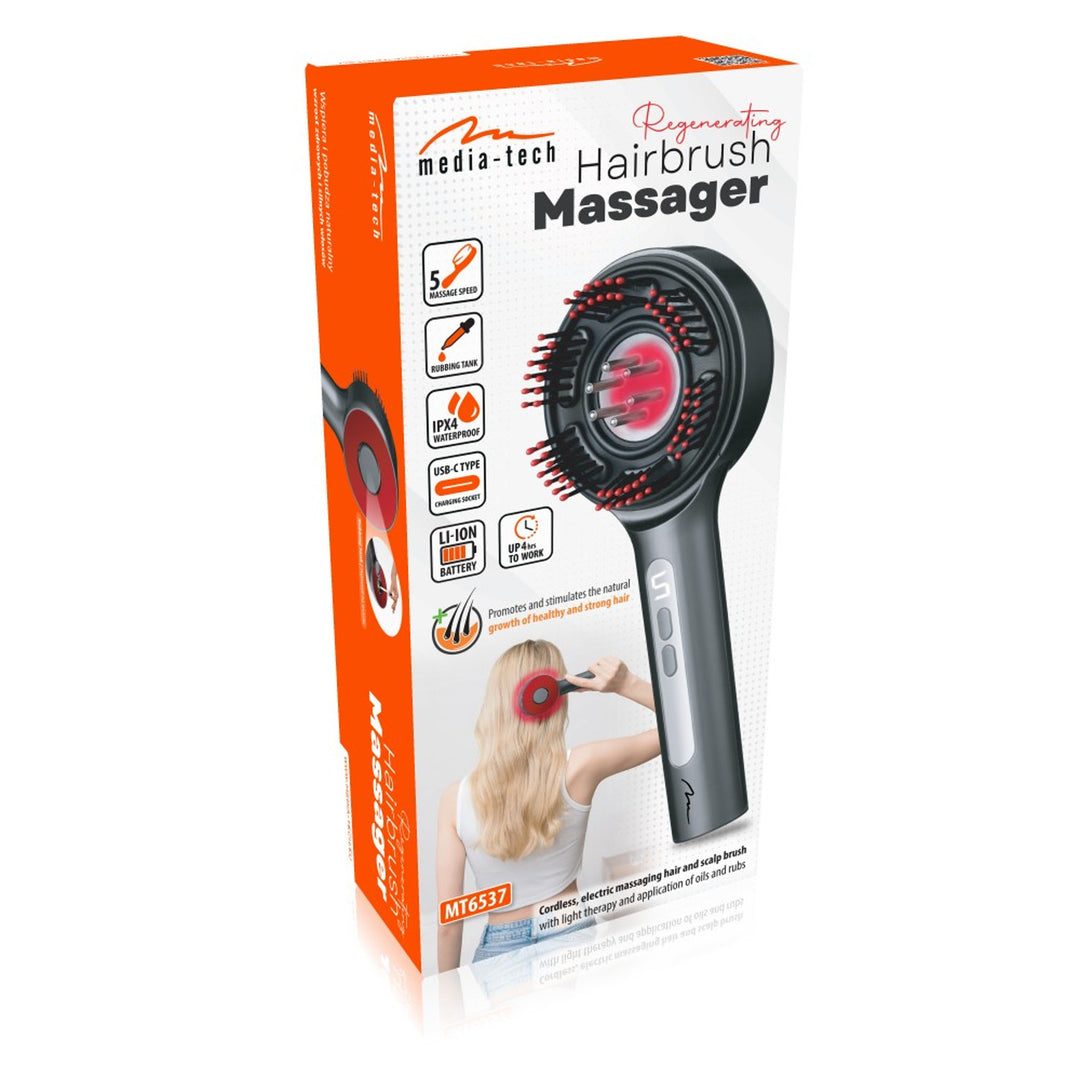 MASSAGGIATORE RIGENERANTE PER CAPELLI Spazzola massaggiante per capelli e cuoio capelluto MT6537