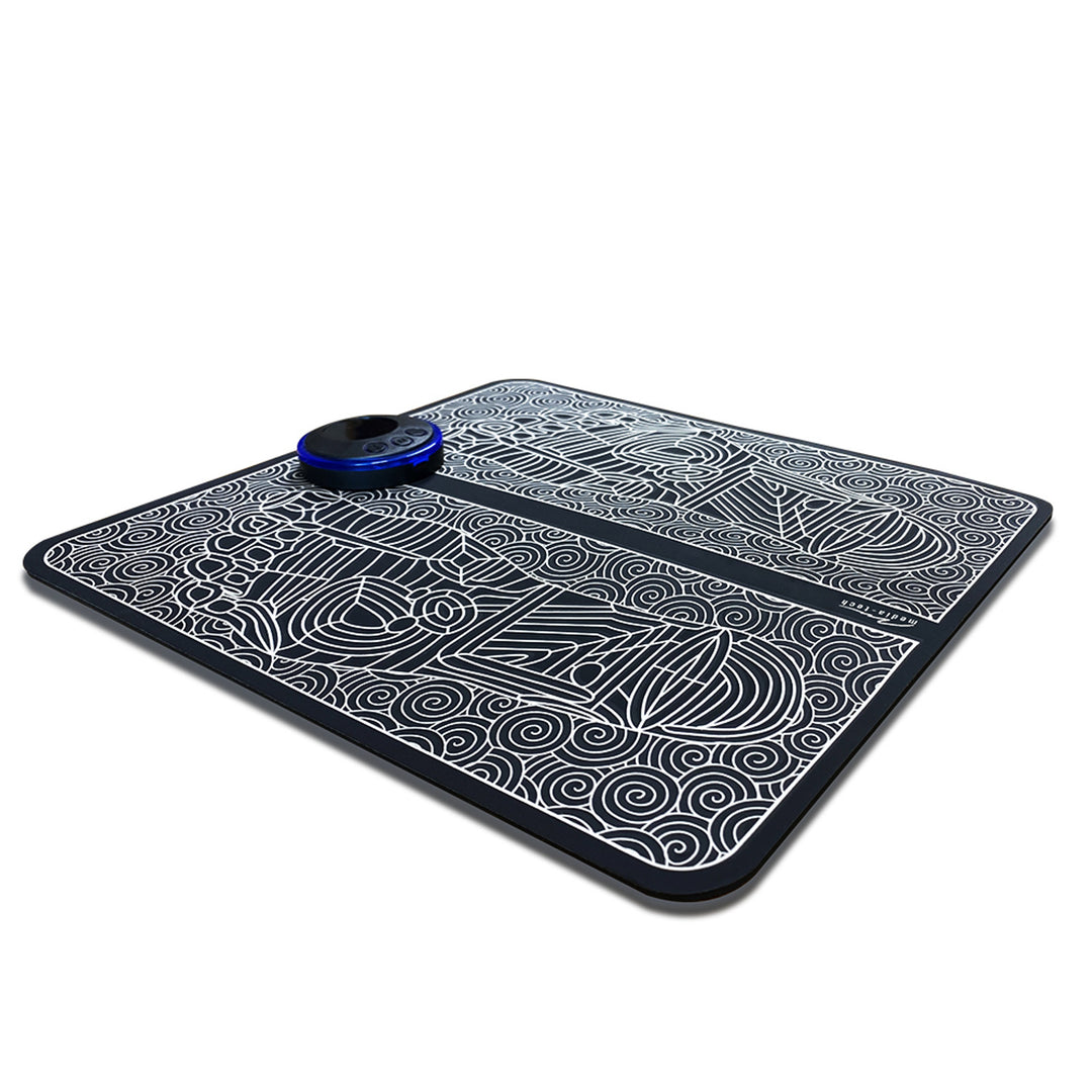 Dispositivo Media-Tech per il massaggio dei piedi, massaggio con elettrostimolazione EMS, 8 modalità, 19 livelli di intensità, MT6527