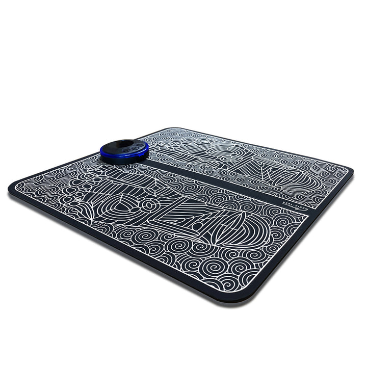 Dispositivo Media-Tech per il massaggio dei piedi, massaggio con elettrostimolazione EMS, 8 modalità, 19 livelli di intensità, MT6527