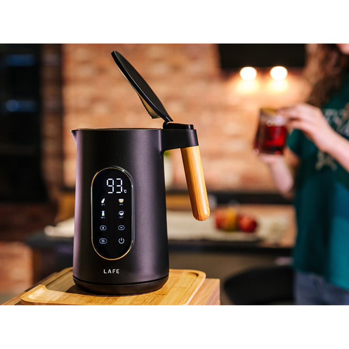 Bollitore elettrico Lafe, controllo della temperatura, doppia parete, capacità 1,7L, potenza massima 2200W, KettleX Pro