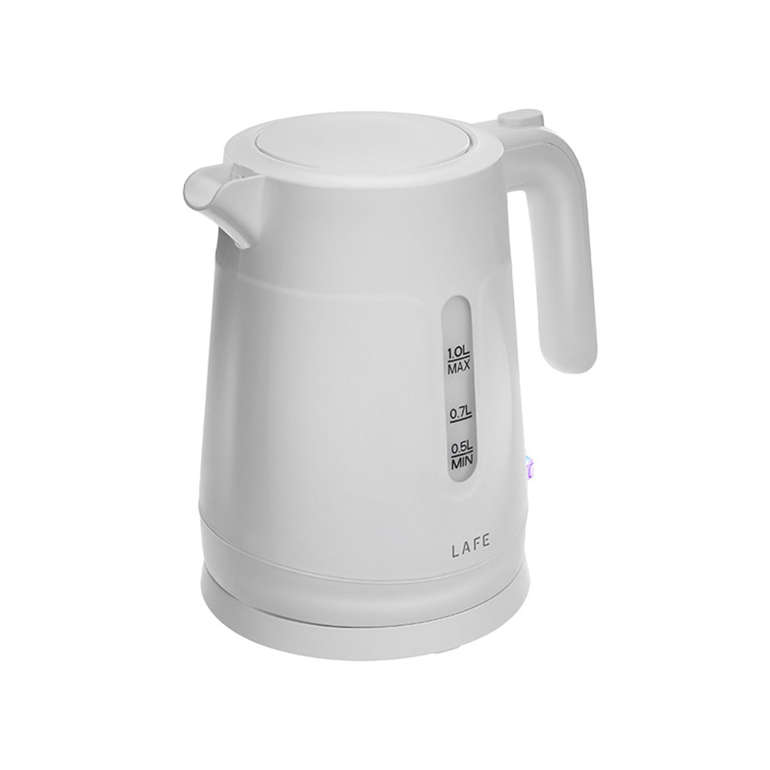 Bollitore elettrico Lafe, capacità 1L, potenza 1500W, bianco, Essential S