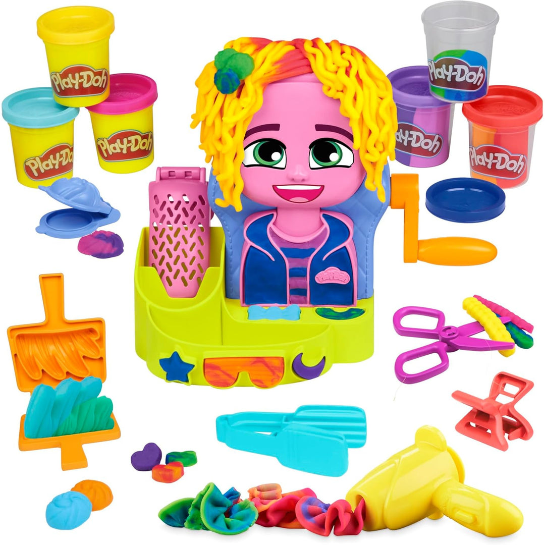 Salone da parrucchiere Play-Doh, giocattolo creativo, pastina, F8807