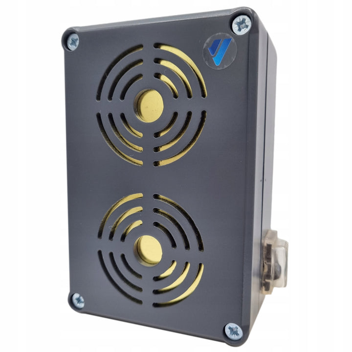 Repellente per roditori, martore, ratti, topi Viano, generatore di ultrasuoni a risparmio energetico, IP65, Waterpro