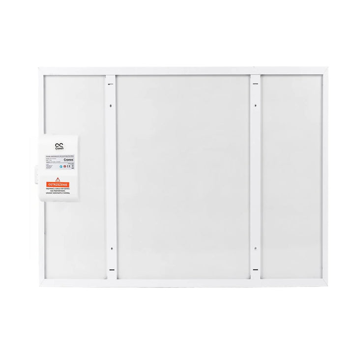 Riscaldatore a infrarossi Cronos, 500W, bianco, anallergico, ultrasottile, superficie opaca, riscalda fino a 14m2, Synthelith PRO CRP-500TWP Bianco