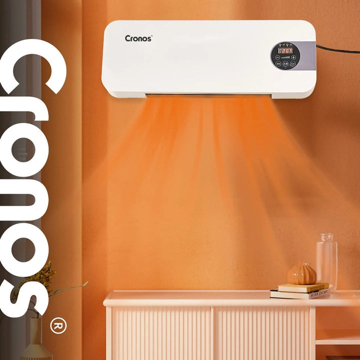 Ventilatore Cronos a barriera d'aria, 1500W, basso consumo energetico, ampio angolo di scarico, telecomando, HFH-201
