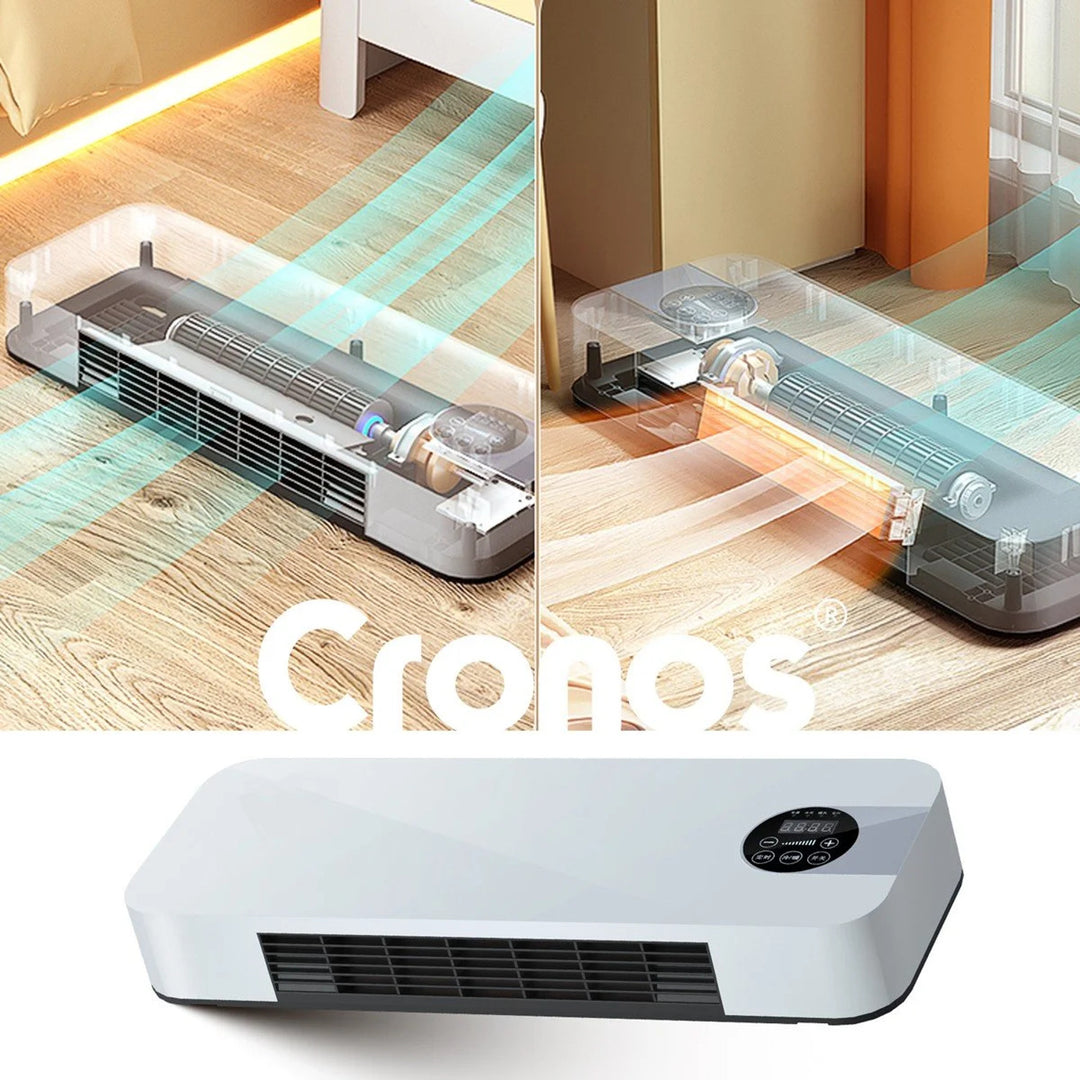 Ventilatore Cronos a barriera d'aria, 1500W, basso consumo energetico, ampio angolo di scarico, telecomando, HFH-201