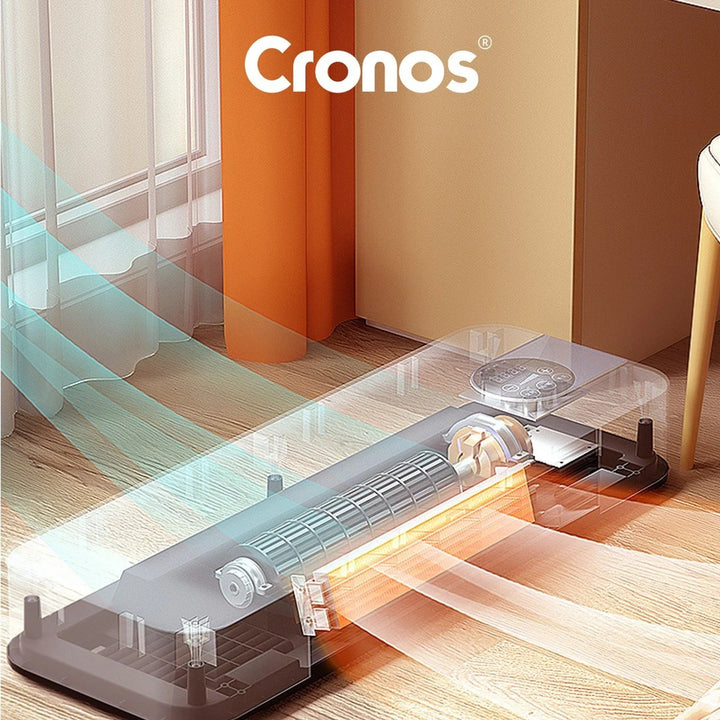 Ventilatore Cronos a barriera d'aria, 1500W, basso consumo energetico, ampio angolo di scarico, telecomando, HFH-201