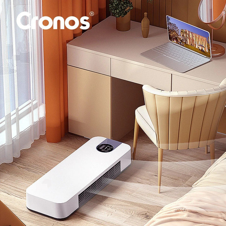 Ventilatore Cronos a barriera d'aria, 1500W, basso consumo energetico, ampio angolo di scarico, telecomando, HFH-201