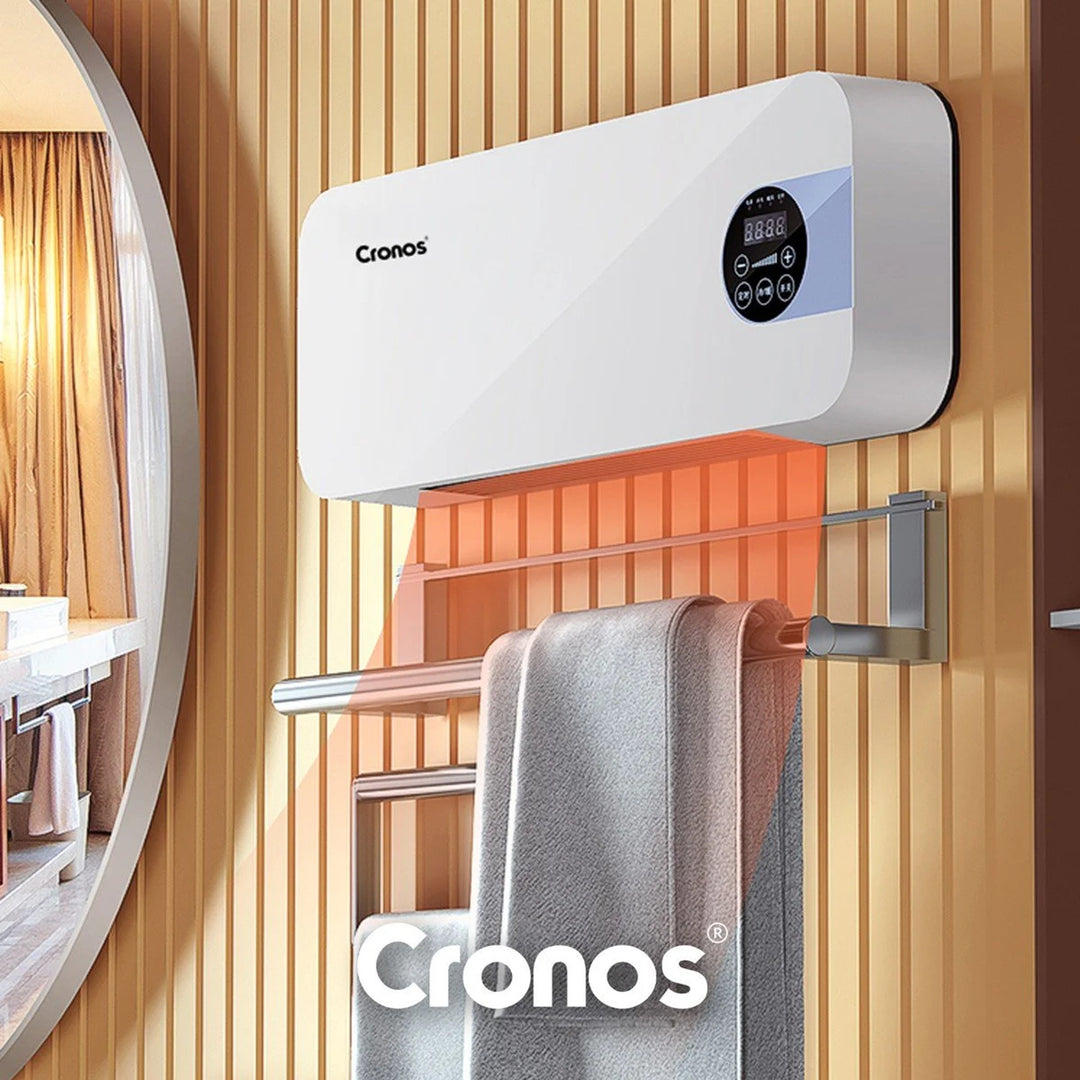 Ventilatore Cronos a barriera d'aria, 1500W, basso consumo energetico, ampio angolo di scarico, telecomando, HFH-201