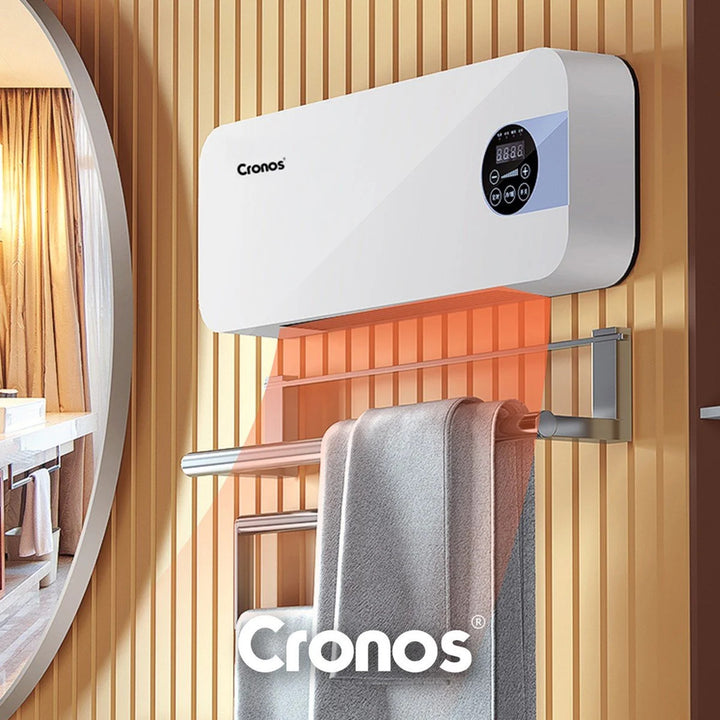 Ventilatore Cronos a barriera d'aria, 1500W, basso consumo energetico, ampio angolo di scarico, telecomando, HFH-201