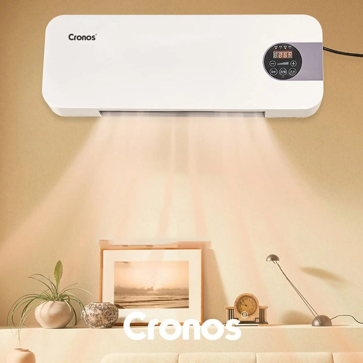 Ventilatore Cronos a barriera d'aria, 1500W, basso consumo energetico, ampio angolo di scarico, telecomando, HFH-201