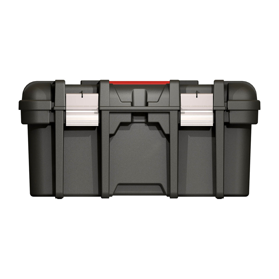 Cassetta portautensili Keter, chiusure metalliche a scatto, maniglia ergonomica, Wide Tool Box 16''