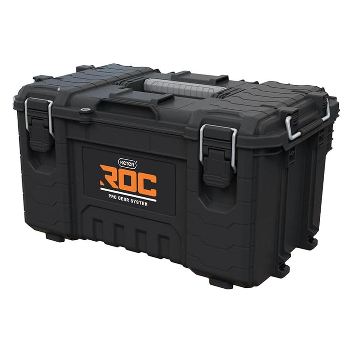 Cassetta degli attrezzi Keter ROC Pro Gear 2.0, portata 54 kg, dotata di maniglie Pro Mount, organizer incluso, possibilità di fissaggio a parete, 256984