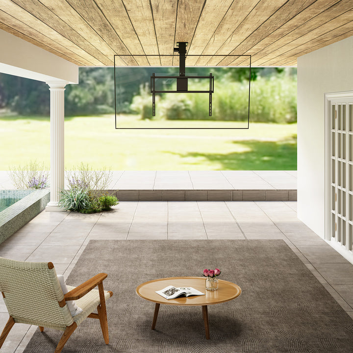 Supporto elettrico per TV Maclean, a soffitto, compatibile con Tuya, VESA max. 800x400, per TV da 43 a 86", max. 55 kg, MC-176 T