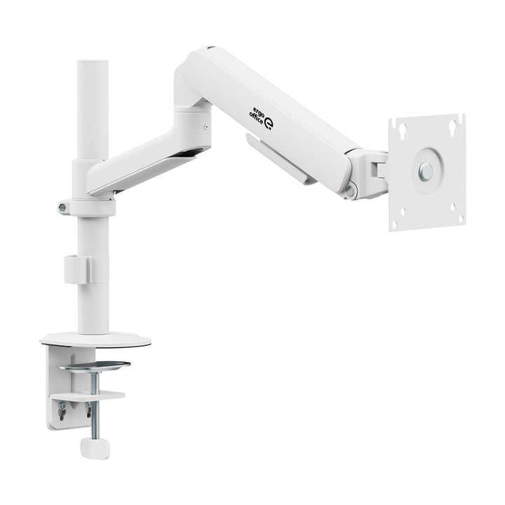 Supporto / gancio per monitor Ergo Office, molla a gas, 17"-32", 1-10 kg, bianco opaco, VESA max. 100x100, ER-691 W