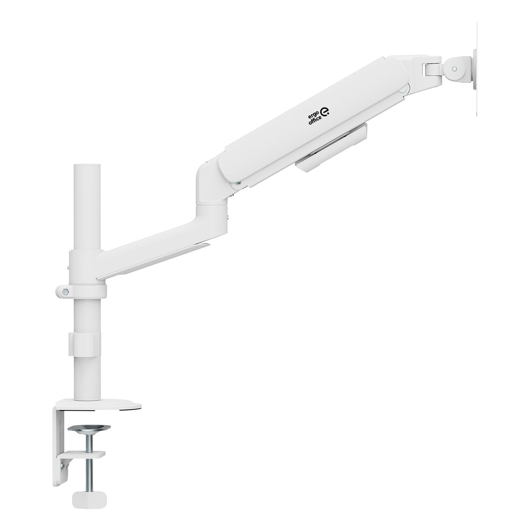 Supporto / gancio per monitor Ergo Office, molla a gas, 17"-32", 1-10 kg, bianco opaco, VESA max. 100x100, ER-691 W