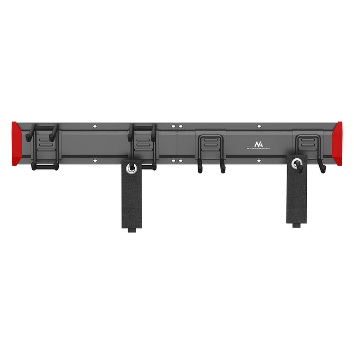 Organizer da parete per attrezzi Maclean, in acciaio, carico massimo 136 kg, larghezza 816 mm, MC-178
