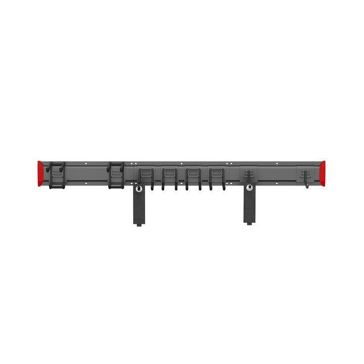 Organizer da parete per attrezzi Maclean, in acciaio, carico massimo 228 kg, larghezza 1222 mm, MC-179