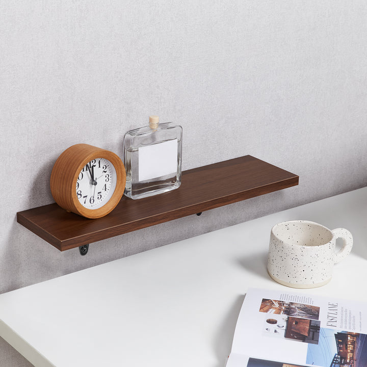 Scaffali a muro Maclean, set di 18 pezzi, 8 kg max, per montaggio a parete, MC-331