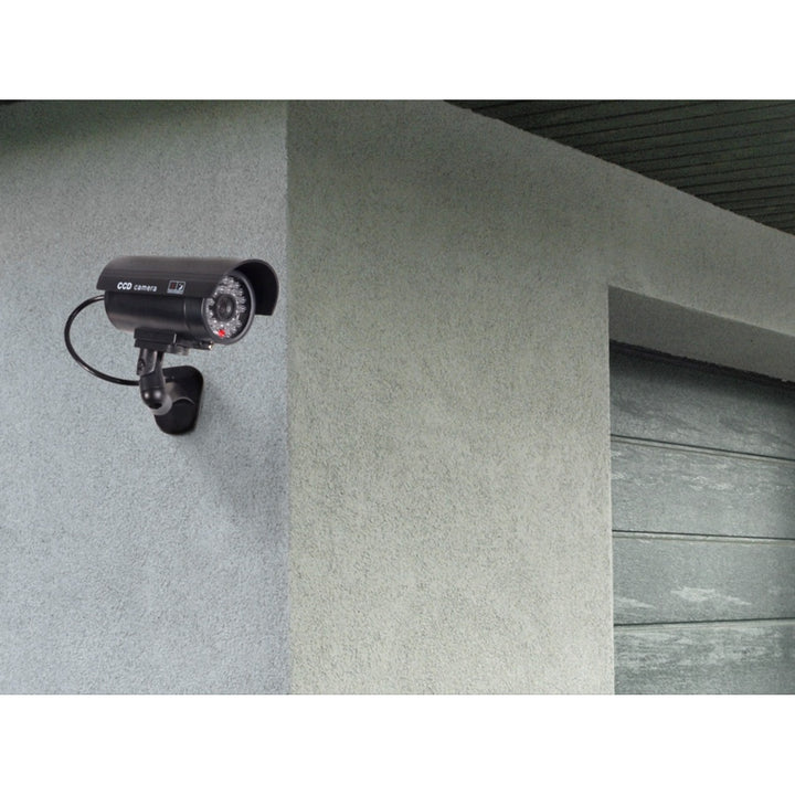 Telecamera fittizia IR9000 B IR LED nero lampeggiante, 4 pezzi