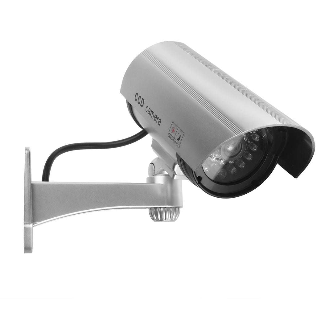 Telecamera fittizia con LED lampeggiante IR1100 S IR esterno + 2x batterie Varta Industrial AA