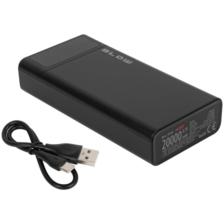 Powerbank 20000mAh PB20E Quick Charge 30 Power Delivery 20W nero Blow