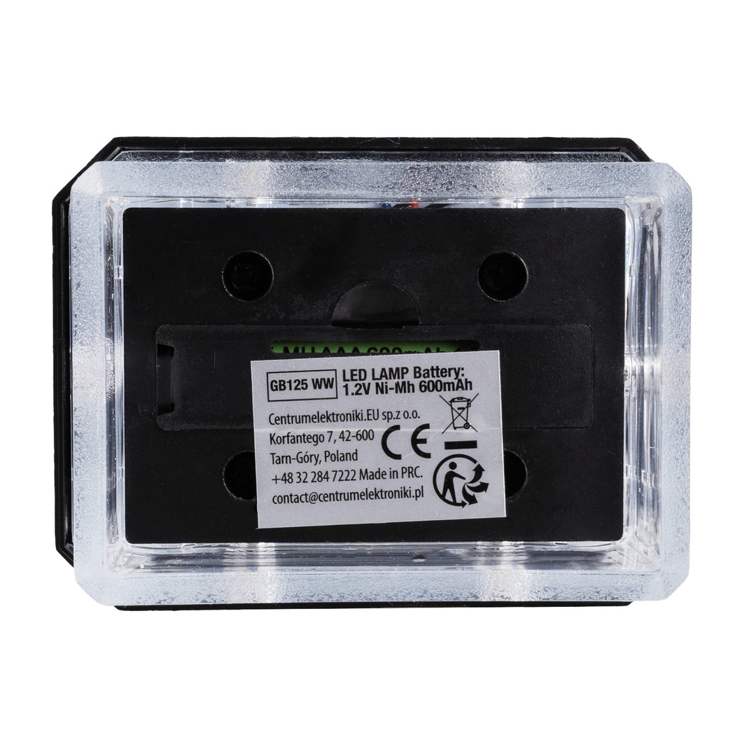 Lampada solare a LED da palo GreenBlue, 60x40 mm, tettuccio a busta, 3200 K, GB125 WW