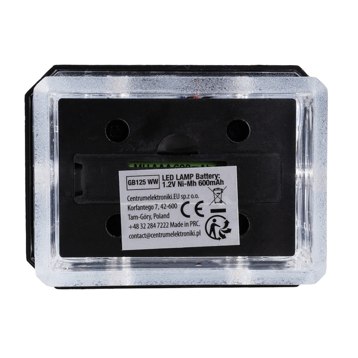 Lampada solare a LED da palo GreenBlue, 60x40 mm, tettuccio a busta, 3200 K, GB125 WW