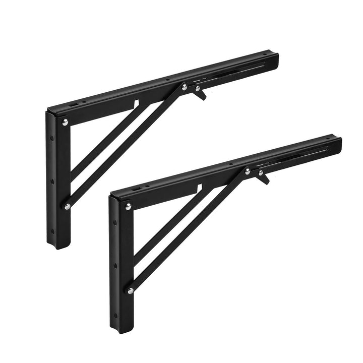 Supporto pieghevole per mensola a muro Maclean, min. 300 mm, max. 600 mm, max. 50 kg, 2 pezzi, MC-195