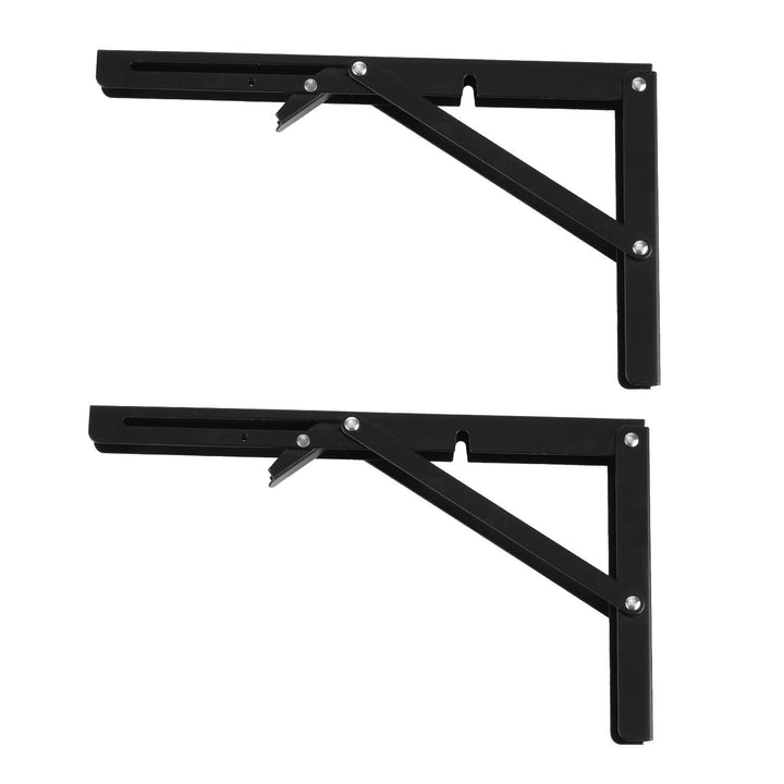 Supporto pieghevole per mensola a muro Maclean, min. 300 mm, max. 600 mm, max. 50 kg, 2 pezzi, MC-195