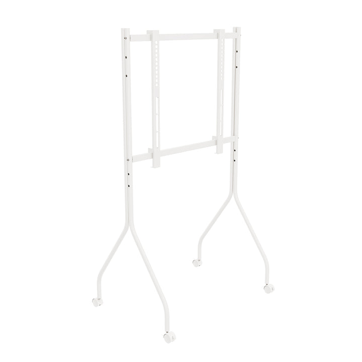 Supporto / carrello per TV Maclean, su ruote, 37-80", carico massimo 50 kg, VESA massimo 600x400, bianco, MC-180 W