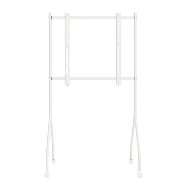 Supporto / carrello per TV Maclean, su ruote, 37-80", carico massimo 50 kg, VESA massimo 600x400, bianco, MC-180 W