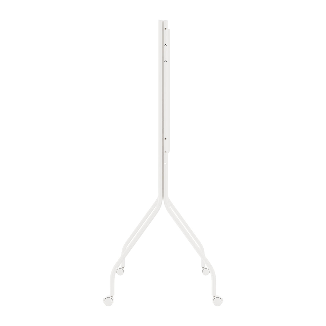 Supporto / carrello per TV Maclean, su ruote, 37-80", carico massimo 50 kg, VESA massimo 600x400, bianco, MC-180 W