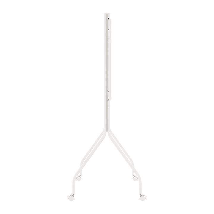 Supporto / carrello per TV Maclean, su ruote, 37-80", carico massimo 50 kg, VESA massimo 600x400, bianco, MC-180 W
