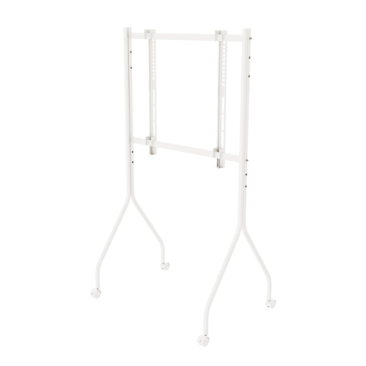 Supporto / carrello per TV Maclean, su ruote, 37-80", carico massimo 50 kg, VESA massimo 600x400, bianco, MC-180 W