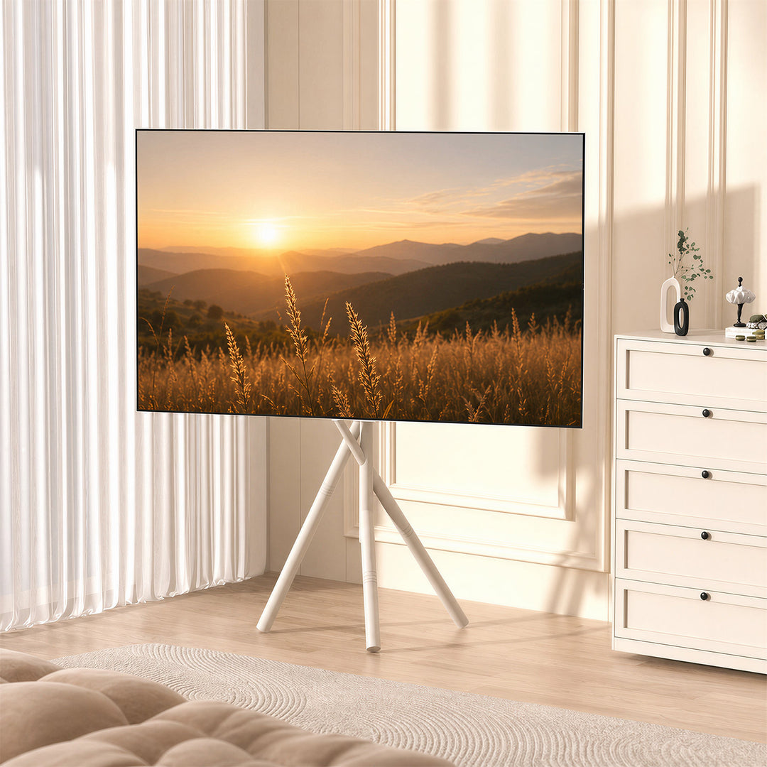 Supporto da pavimento per TV Maclean, 37-80", VESA max. 600x400, max. 60 kg, MC-182 W