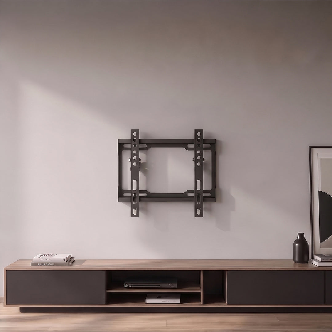 Supporto / gancio per TV Maclean, VESA max 200x200, 13-43", fino a 45 kg, nero, regolazione dell'inclinazione 0°~-8°, MC-186