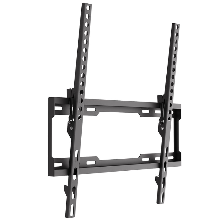 Supporto / gancio per TV Maclean, VESA max 400x400, 32-75", fino a 45 kg, nero, regolazione dell'inclinazione 0°~-8°, MC-187
