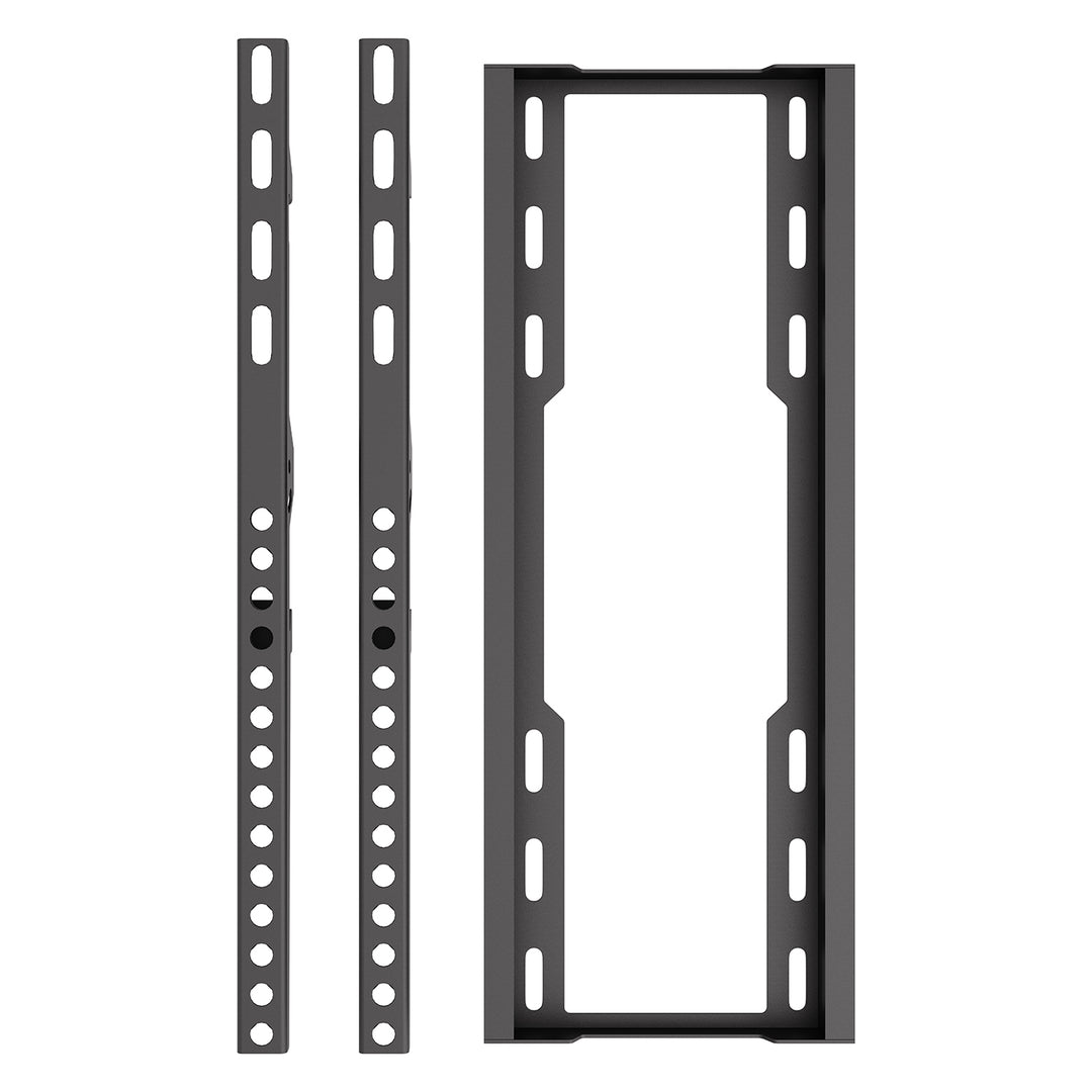 Supporto / gancio per TV Maclean, VESA max 400x400, 32-75", fino a 45 kg, nero, regolazione dell'inclinazione 0°~-8°, MC-187