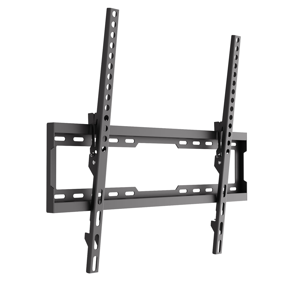 Supporto / gancio per TV Maclean, VESA max 600x400, 37-86", fino a 45 kg, nero, regolazione dell'inclinazione 0°~-8°, MC-188