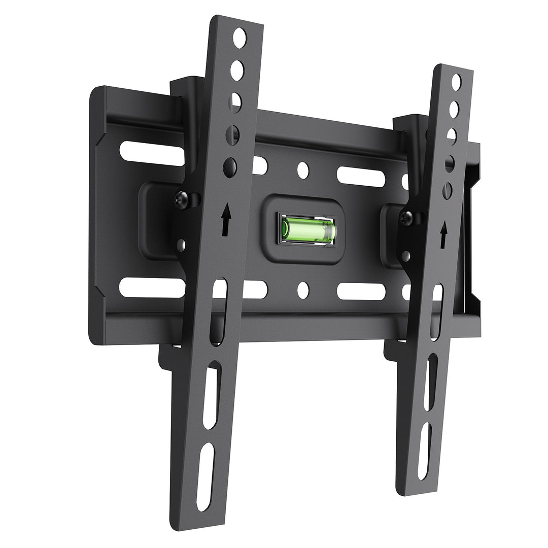 Supporto / gancio per TV Maclean, VESA max 200x200, 13-43", fino a 45 kg, nero, regolazione dell'inclinazione +2°~-10°, MC-189