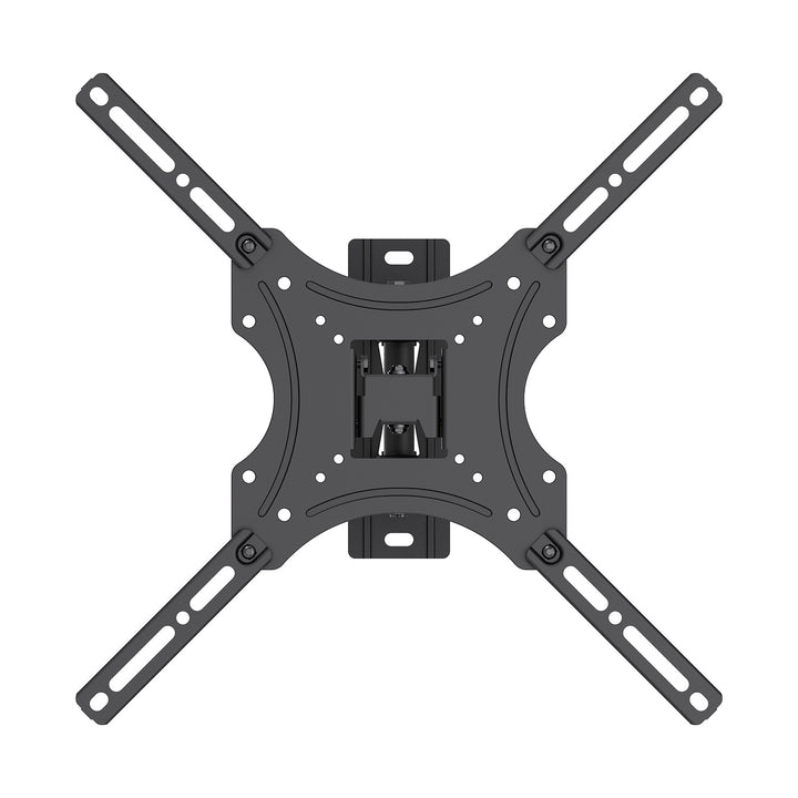 Supporto / gancio per TV Maclean, VESA max 400x400, 32-55", fino a 25 kg, nero, regolazione dell'inclinazione 0°~-15° e rotazione +90°~-90°, MC-190