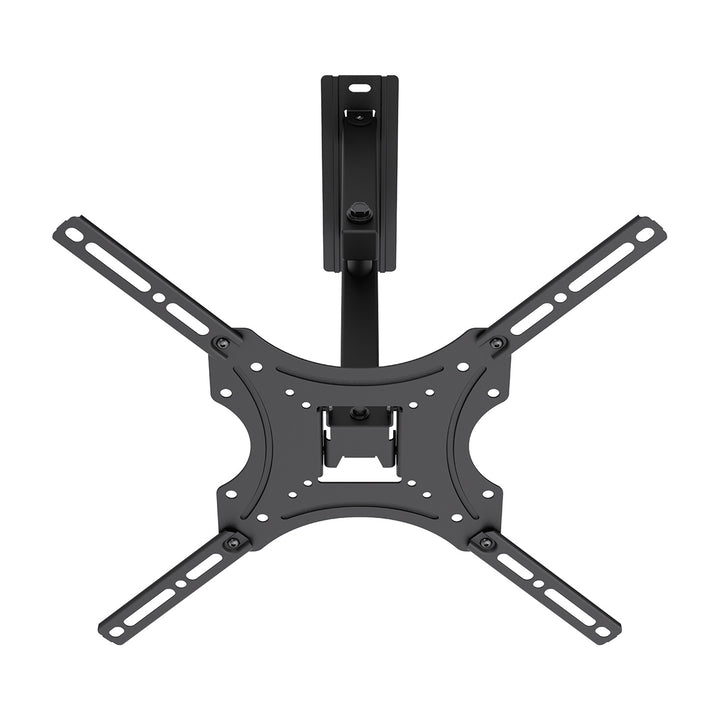 Supporto / gancio per TV Maclean, VESA max 400x400, 32-55", fino a 25 kg, nero, regolazione dell'inclinazione 0°~-15° e rotazione +90°~-90°, MC-190
