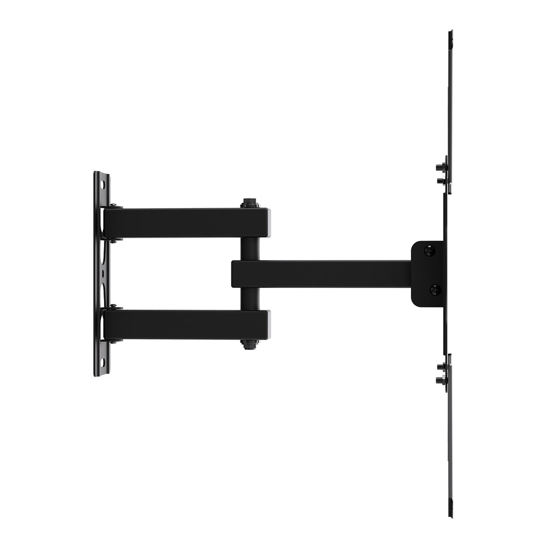 Supporto / gancio per TV Maclean, VESA max 400x400, 32-55", fino a 25 kg, nero, regolazione dell'inclinazione 0°~-15° e rotazione +90°~-90°, MC-190