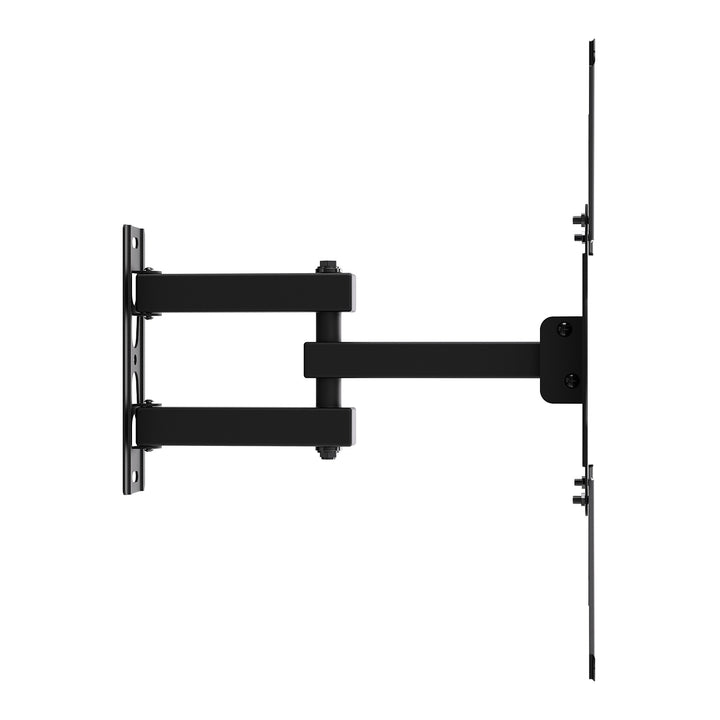 Supporto / gancio per TV Maclean, VESA max 400x400, 32-55", fino a 25 kg, nero, regolazione dell'inclinazione 0°~-15° e rotazione +90°~-90°, MC-190