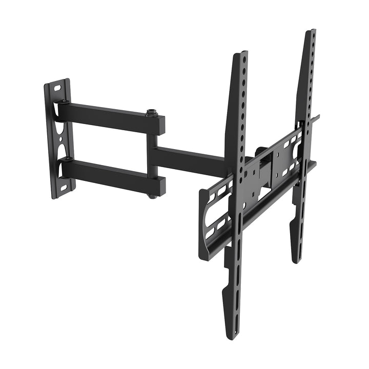 Supporto / gancio per TV Maclean, VESA max 400x400, 32-55", fino a 30 kg, nero, regolazione dell'inclinazione da +2° a -10° e della rotazione da +90° a -90°, MC-191