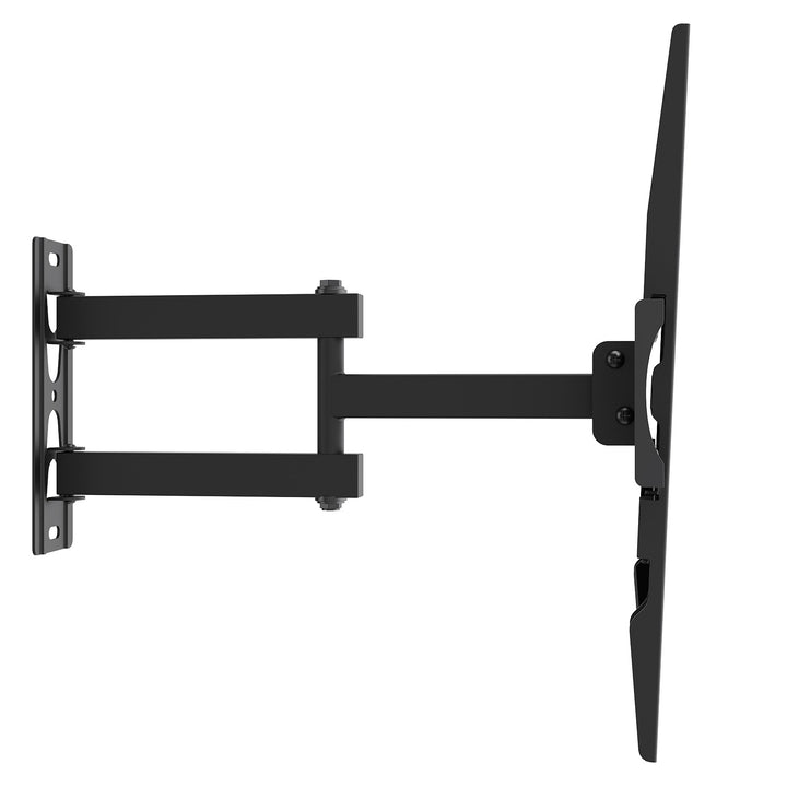 Supporto / gancio per TV Maclean, VESA max 400x400, 32-55", fino a 30 kg, nero, regolazione dell'inclinazione da +2° a -10° e della rotazione da +90° a -90°, MC-191